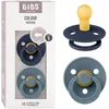 Image de BIBS Colour Tétine, 0-6 mois, lot de 2, Deep Space/Petrol