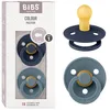 Image de BIBS Colour Tétine, 0-6 mois, lot de 2, Deep Space/Petrol