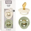 Image de BIBS Colour Tétine, 6-18 mois, lot de 2, Ivory/Sage