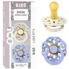 Image de BIBS x Liberty Boheme Tétine, 6-18 mois, lot de 2, Chloe Meadow Ivory/Hush