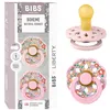 Image de BIBS Liberty Boheme Tétine, 0-6 m., 2-pack, Oscar Meadow Blossom/Baby Pink