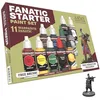 Image de The Army Painter Warpaints Fanatic: Starter Set, 11 x 18 ml Peintures Acryliques incl. Métalliques, Lavis, Apprêt, 1 Figurine & 1 Pinceau - Peinture pour D&D & Warhammer.