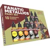 Image de The Army Painter, Warpaints Fanatic Metallics Paint Set, 10 x 18 ml Peintures Métalliques Acryliques incl. Or, Cuivre, Métal, Bronze & Argent - Peinture pour D&D & Warhammer.