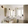 Image de Nuura Aps Applique murale Nuura Liila 1 IP44 Ø 16,5 cm, noir/transparent