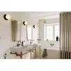 Image de Nuura Aps Applique murale Nuura Liila 1, Ø 16 cm, IP44, noir/opale