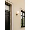 Image de Nuura Aps Applique murale d'extérieur Nuura Miira, Ø 20 cm, bronze foncé/opale