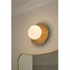 Image de Nuura Aps Applique murale Nuura Liila Muuse, Ø 20 cm, IP44, doré/opale