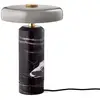 Image de DESIGN BY US Lampe de table LED rechargeable Trip, gris / gris, marbre, verre, IP44