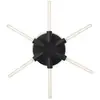 Image de DESIGN BY US Applique murale Liberty Star, noir