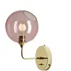 Image de DESIGN BY US Applique murale Ballroom Short, rose, verre soufflé