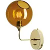 Image de DESIGN BY US Applique murale Ballroom Short, ambre, verre soufflé