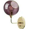 Image de DESIGN BY US Applique murale Ballroom Short, violet, verre soufflé
