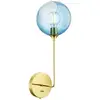 Image de DESIGN BY US Applique murale Ballroom Long, bleu, verre soufflé
