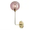 Image de DESIGN BY US Applique murale Ballroom Long, rose, verre soufflé