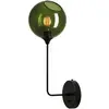 Image de DESIGN BY US Applique murale Ballroom Long, vert, verre soufflé