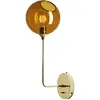 Image de DESIGN BY US Applique murale Ballroom Long, ambre, verre soufflé