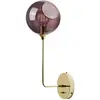 Image de DESIGN BY US Applique murale Ballroom Long, violet, verre soufflé