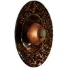 Image de DESIGN BY US Applique murale Disco Rama, marron, verre, E27