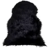 Image de HOUSE NORDIC Peau d'agneau Artificiel Noir 50x85 cm