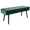 Image de Banquette en Velours Vert - Design scandinave - Banc de Salon Skiby - House Nordic