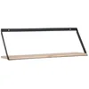 Image de Basel Shelf - Etagère murale, acier, pinède 55x14x18 cm