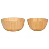 Image de House Nordic Lots de 2 bols en bambou naturel