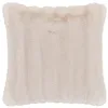 Image de Coussin fourrure artificielle blanc 45 x 45 cm