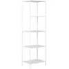 Image de House Nordic Étagère 5 Niveau x Cadre Blanc 51 x 35 x 170 cm