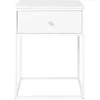 Image de House Nordic Table d'appoint 1 tiroir Blanc Cadre Blanc 40 x 40 x 55 cm