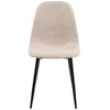 Image de Chaise en tissu CELIA coloris beige