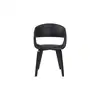Image de Chaise en polyuréthane NOELLA coloris noir