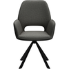 Image de Chaise en tissu GRAHAM coloris gris anthracite