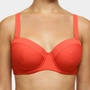 Image de Femilet - Haut de maillot coques enveloppant Laos orange 100 C