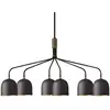 Image de GUBI Lustre Howard à 6 lampes 134x73 cm gunmetal
