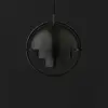 Image de GUBI Suspension Multi-Lite, Ø 36 cm, noir/noir