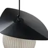 Image de Gubi Suspension d'extérieur Satellite, 57 x 36 cm, noir/blanc crème