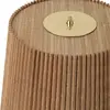 Image de GUBI lampe à poser 9205, laiton, abat-jour en bambou, hauteur 58 cm