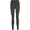 Image de hummel Hmlte Christel Mw Collant de sport sans couture pour femme, Climbing Ivy/Seagrass Melange, M