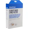 Image de Nilfisk 5 Sacs ST originaux + Pré-filtre - Accessoires pour Aspirateurs Bravo (30050002)