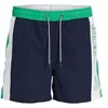 Image de JACK & JONES Jpstfiji Jjswim Colorblocking LY Short de Bain, Blazer Bleu Marine, XL Homme