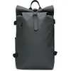 Image de Sac Rolltop Rucksack Large Rains Gris foncé taille unique
