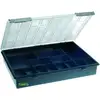 Image de Mallette de rangement l.338xP261xH57mm 15 comp. transparent bleu foncé RAACO