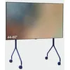 Image de Pedestal Moon Rollin' Meuble TV sur roulettes (Bleu) | Support Tele pour Les Ecrans de 40 à 70 Pouces | Pied TV au Design Danois | Meubles de Salon pour Television
