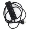 Image de Pedestal Power Bar Multiprise de 2 m avec base magnétique (noir)   Multiprise pratique et élégante à 3 prises magnétique   Prise magnétique 3 prises   Multiprise 3 voies