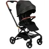 Image de Poussette MoMi ADELLE pour enfant à partir de 6 mois (jusqu'à 22 kg), poussette pliable avec siège 360° et harnais de sécurité 5 points, panier de courses et poignée de transport après pliage