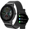 Image de FOREVER Montre Smartwatch Bracelet de Sport SB-325 Bluetooth, contrôle de la Musique, podomètre, etc. IP67, Montre de Fitness, pulsomètre Slim (Noir)