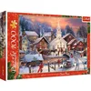 Image de Trefl- Vue sur la Ville Neige Animaux Personnes Période de Noël DIY Divertissement Créatif Cadeau Amusement Puzzles Classiques pour Adultes et Enfants à partir de 12 Ans Blanc, 10602, 1000 Pièces