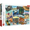 Image de Trefl 10714 Puzzle 1000 Elemente Collage, Reise, Modernes, Kreatives, Türkei, Griechenland, Spanien, Italien, Frankreich, Costa Rica, für Erwachsene und Kinder ab 12 Jahren, Urlaubspostkarten