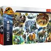Image de Trefl 1000 éléments Cassetête, Amusement, Casse Puzzle, 10727, Jurassic World : Dominion, sur la Piste des Dinosaures