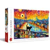 Image de Trefl - Chat à Paris - Puzzle 1000 Pièces - Puzzle DIY, Divertissement créatif, Loisir, Puzzle Classiques pour Les Adultes et Les Enfants à partir de 12 Ans